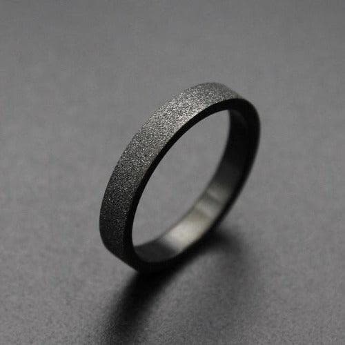 Rings Couple Black Titanium Matte - ProDeco