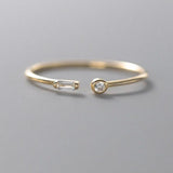 Rings Simple Thin CZ - ProDeco