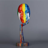 Statues Creative Colorful Face - ProDeco