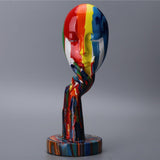 Statues Creative Colorful Face - ProDeco