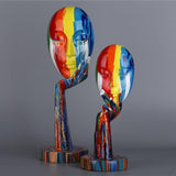 Statues Creative Colorful Face - ProDeco