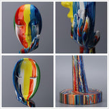Statues Creative Colorful Face - ProDeco