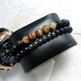 The Protector Hematite Agate Balancing Bracelet - ProDeco