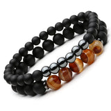 The Protector Hematite Agate Balancing Bracelet - ProDeco