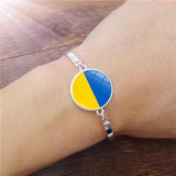 Ukrainian Proud Charm Bracelet Bangle - ProDeco